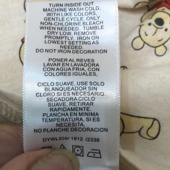 DISNEY BABY Winnie The Pooh Snap Front Jacket Hoodie with Bear Ears 12 months - Picture 9 of 11